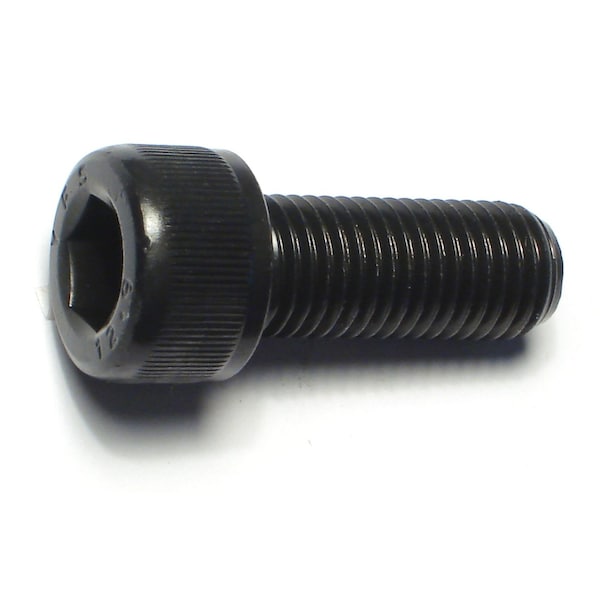 Midwest Fastener M10-1.25 Socket Head Cap Screw, Socket, Black Oxide Steel, 25 mm Length, 8 PK 78622 - main